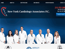 Tablet Screenshot of newyorkcardiologyassoc.com